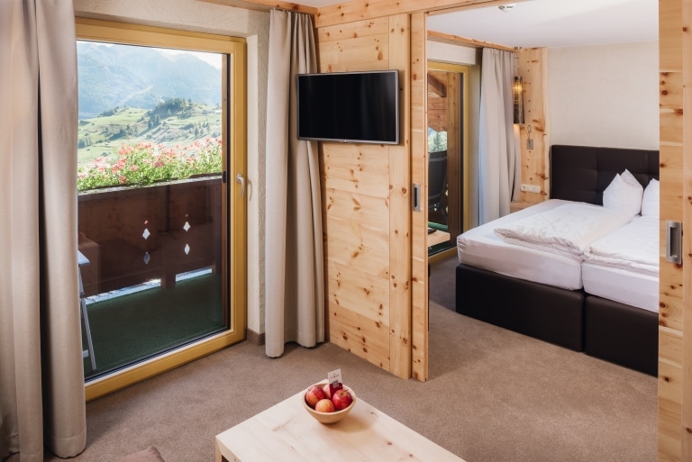 Alpin Suite Bett Panorama vorne