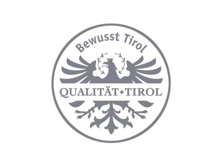 Bewusst Tirol Logo grau mit Adler